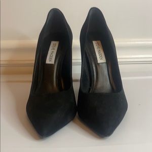 Steve Madden Prance Black Suede Pump